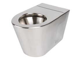 3Monkeez Wall Faced Pan S Trap Stainless Steel (3 Star)