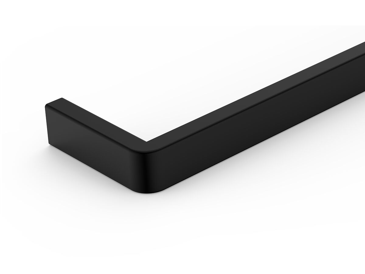 Mizu Stream Heated Towel Rail 850 (Each) (Less Transformer) Matte Black