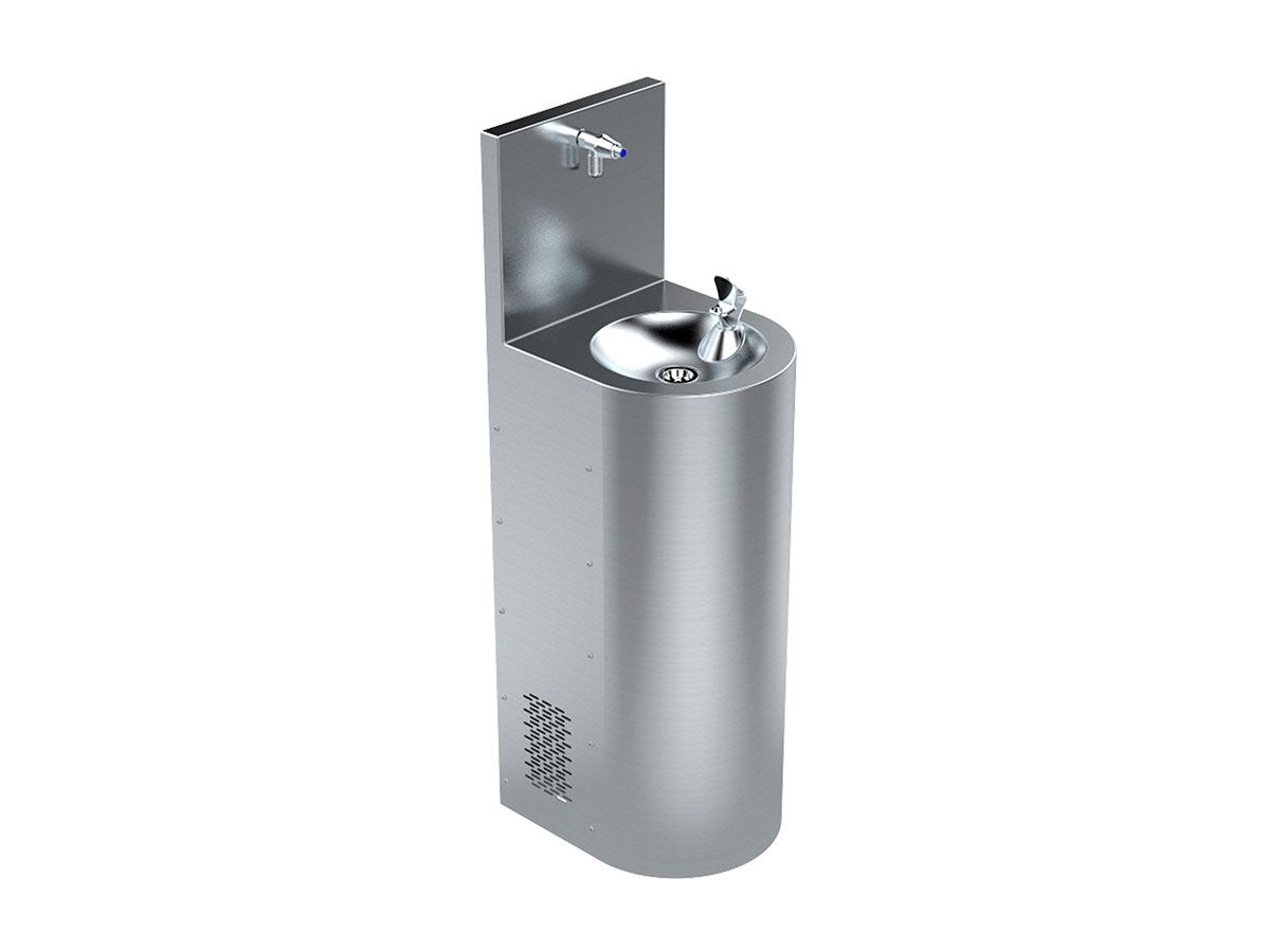 Britex Free Standing Drinking Fountain Stainless Steel