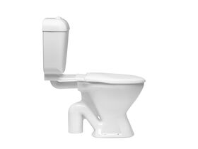 BASE Link Toilet Suite S Trap with Seat White (4 Star)