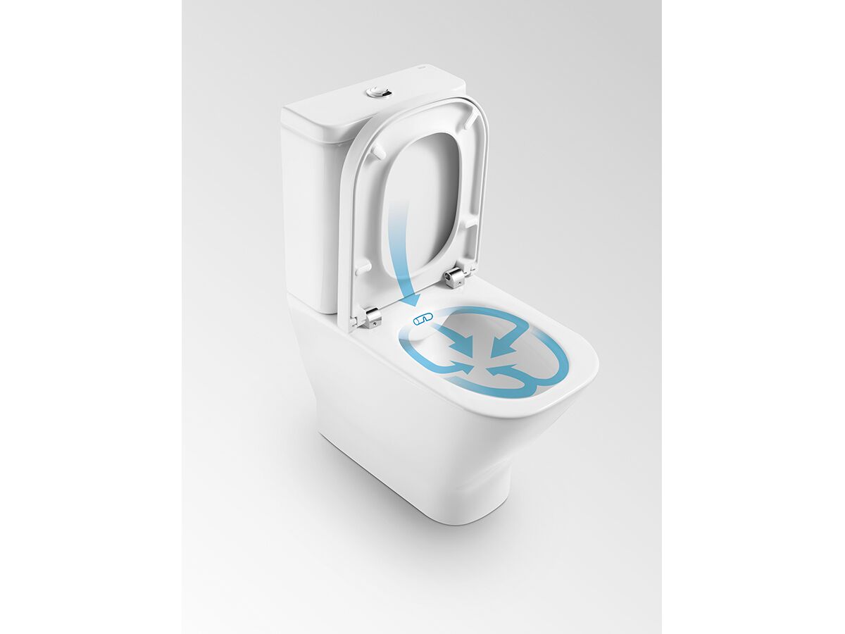 The Gap Rimless Close Coupled Back to Wall Back Inlet Toilet Suite (4 Star)