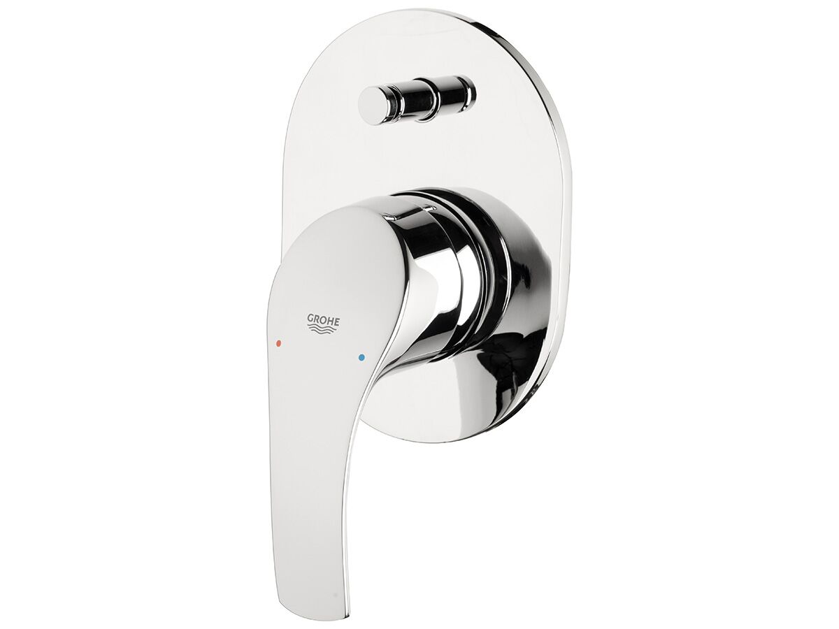 GROHE Eurosmart New Shower / Bath Mixer Tap with Diverter Chrome from Reece