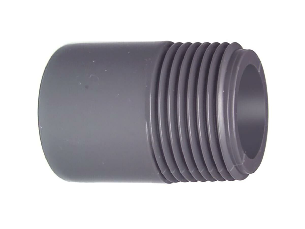 Schedule 80 PVCU Toe Nipple BSP Male Tapered 10mm from Reece