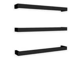 Kado Lux Quad Heat / Non Heat Towel Rail Black