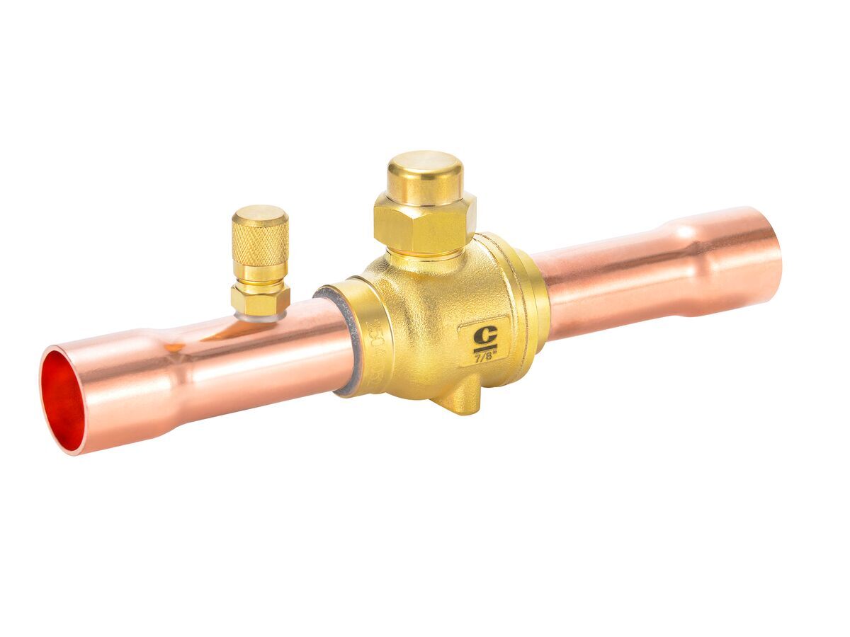 Copeland/ Emerson Ball Valve With Access Valve