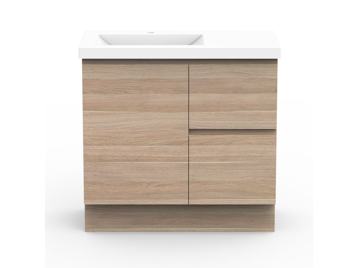 ADP Medina Vanity Unit with Kick 1 Door 2 Drawer 900mm