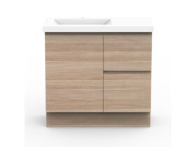 ADP Medina Vanity Unit with Kick 1 Door 2 Drawer 900mm