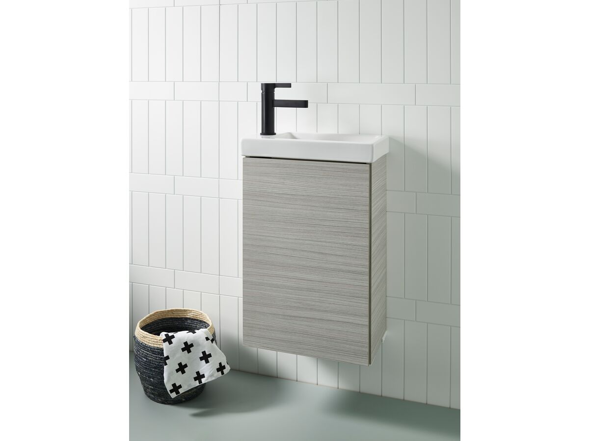 Mizu Stream Basin Mixer Tap Matte Black (5 Star) from Reece