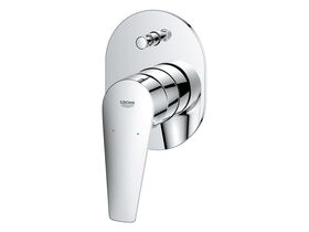 GROHE Bauedge New Shower Mixer with Diverter Trimset Chrome