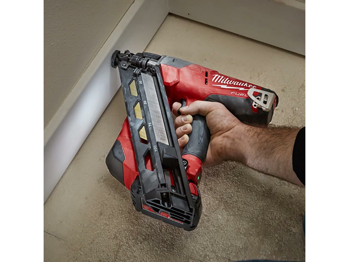 Milwaukee M18 Fuel 15GA Angled Nail Gun 18V Tool Only from Reece