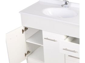 Base Vanity 2 Door and 3 Drawer 910mm