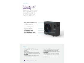 Specification Sheet - Henden Inverter Heat Pump