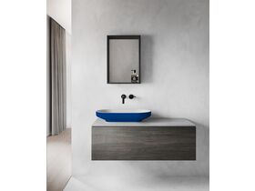 Venice 700 Counter Basin Solid Surface Softskin Gentian Blue