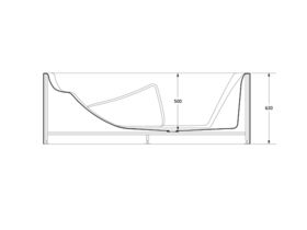 Omvivo Ergobath Classic Freestanding Premium Spa, 6 Therapy Jets, 4 Harmony Jets, 4 Reflex Jets, 12 Hydro Air Jets 1800 x 800mm White