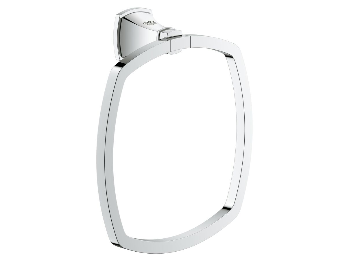 GROHE Grandera Towel Ring Chrome from Reece
