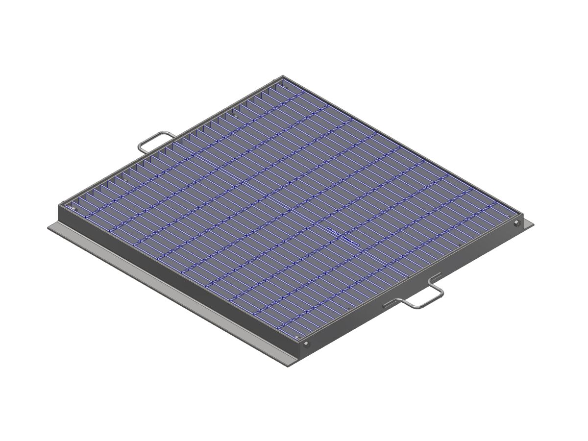 Steel Grate & Frame Galvanized 900mm x 900mm "B" CastIn from Reece