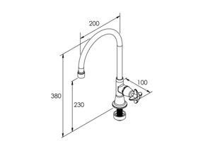 Vandal Proof Type 16 C7 Pwd 200mm Fixed Aerator (3 Star)