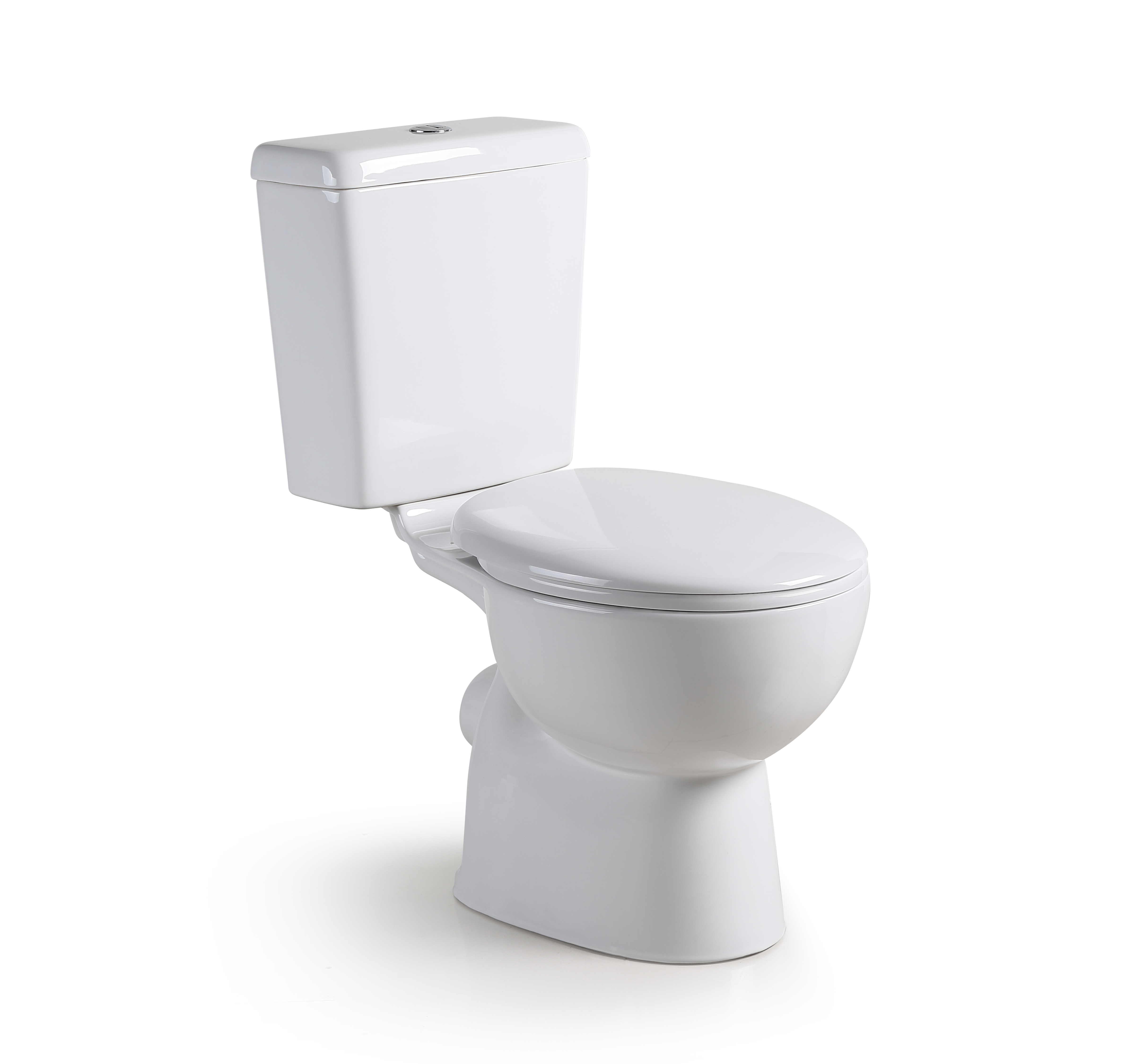 Posh Solus Square Close Coupled Toilet Suite P Trap with Soft Close