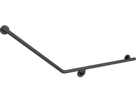 Mizu Drift 840mm x 715mm x 40 Degree Accessible Toilet Grab Rail Modular Right Hand