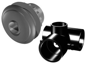 Spa Jet - Fibreglass, Inc Eyeball - Grey