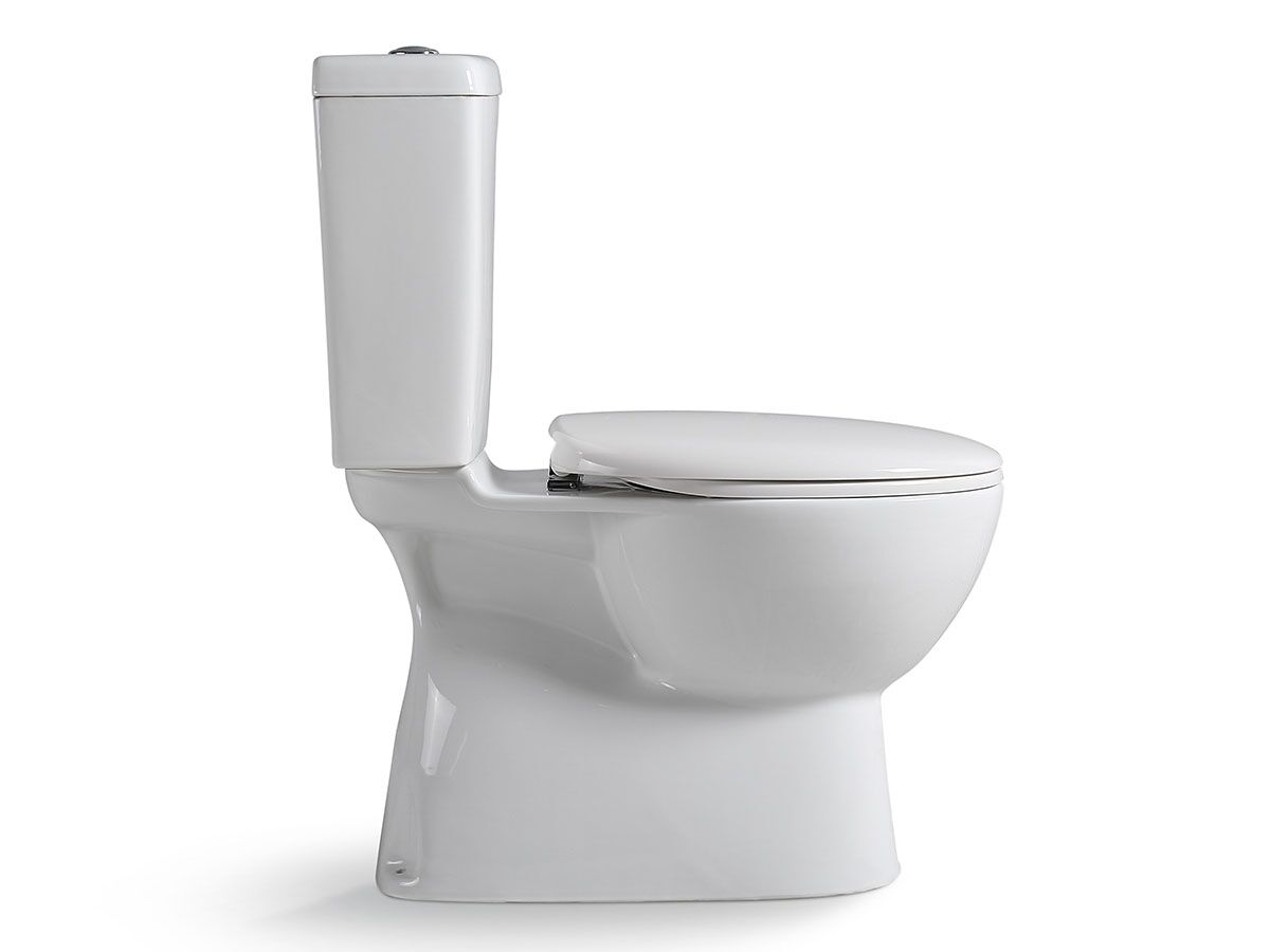 Posh Solus Square Close Coupled Toilet Suite S Trap with Soft Close