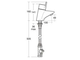 Markwik21 Thermostatic Basin Mixer Chrome
