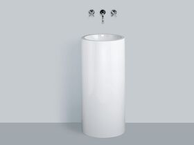 Alape Circa Freestanding Basin with Fixings 400mm White