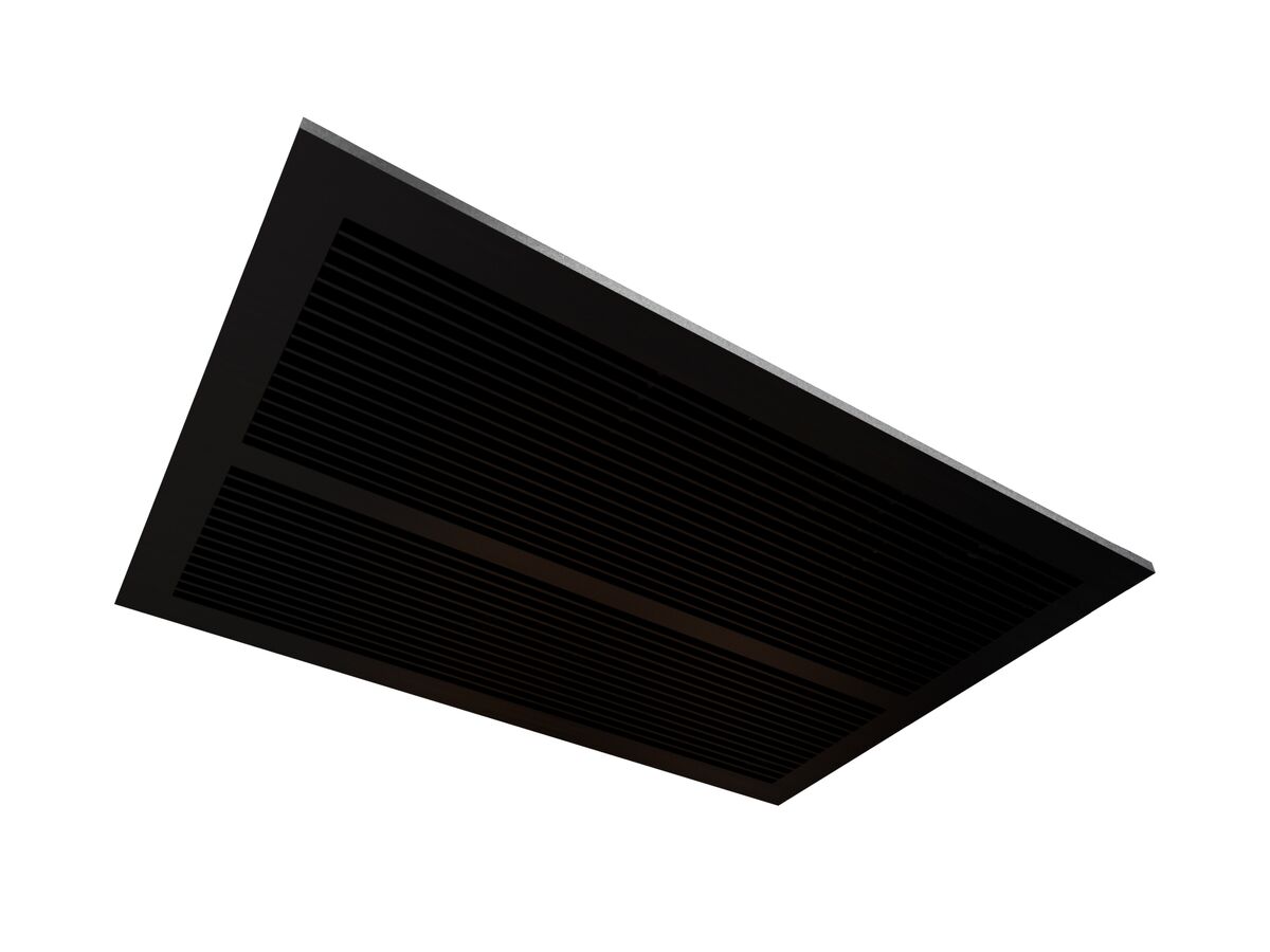 Kado Lux 2 in 1 Fan Heater & Exhaust Matte Black from Reece