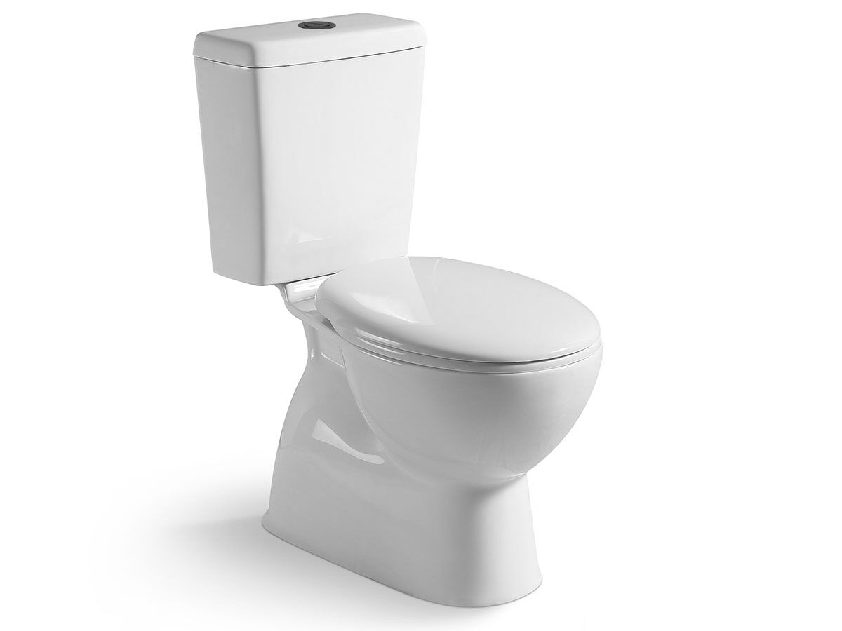 Posh-Solus-Square-Close-Coupled-Toilet-Suite-with-Soft-Close-Quick-Release-Seat-White--Chrome-New-(4-Star)-BB