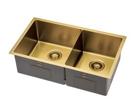 Supporting Image - Memo Zenna 1 3/4 Bowl Sink Nanoplated Brass