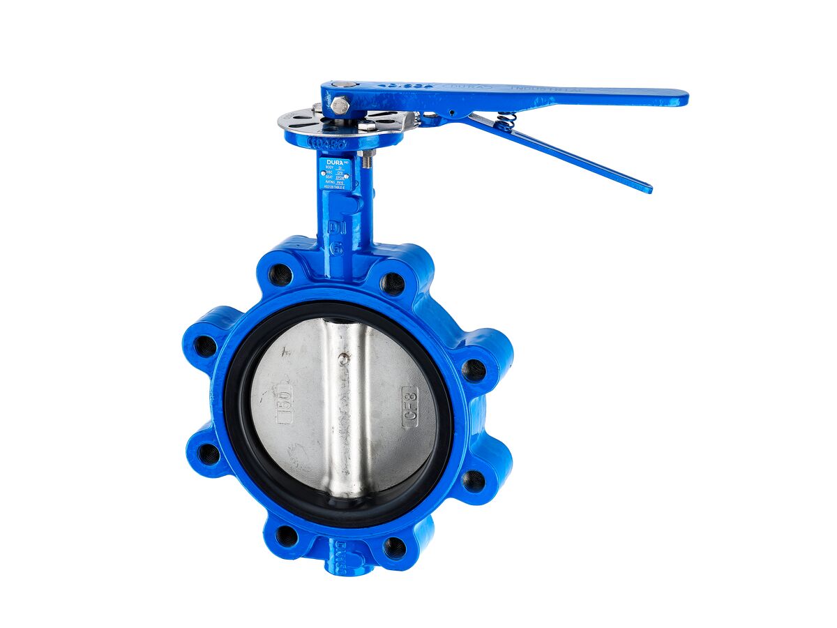 Dura Industrial Butterfly Valve Lugged Table E Lever 100-200mm