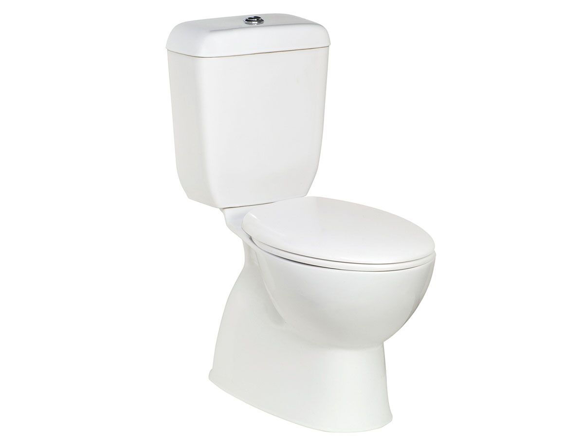 Posh Solus Round Toilet Suite Close Coupled STrap with Quick Release