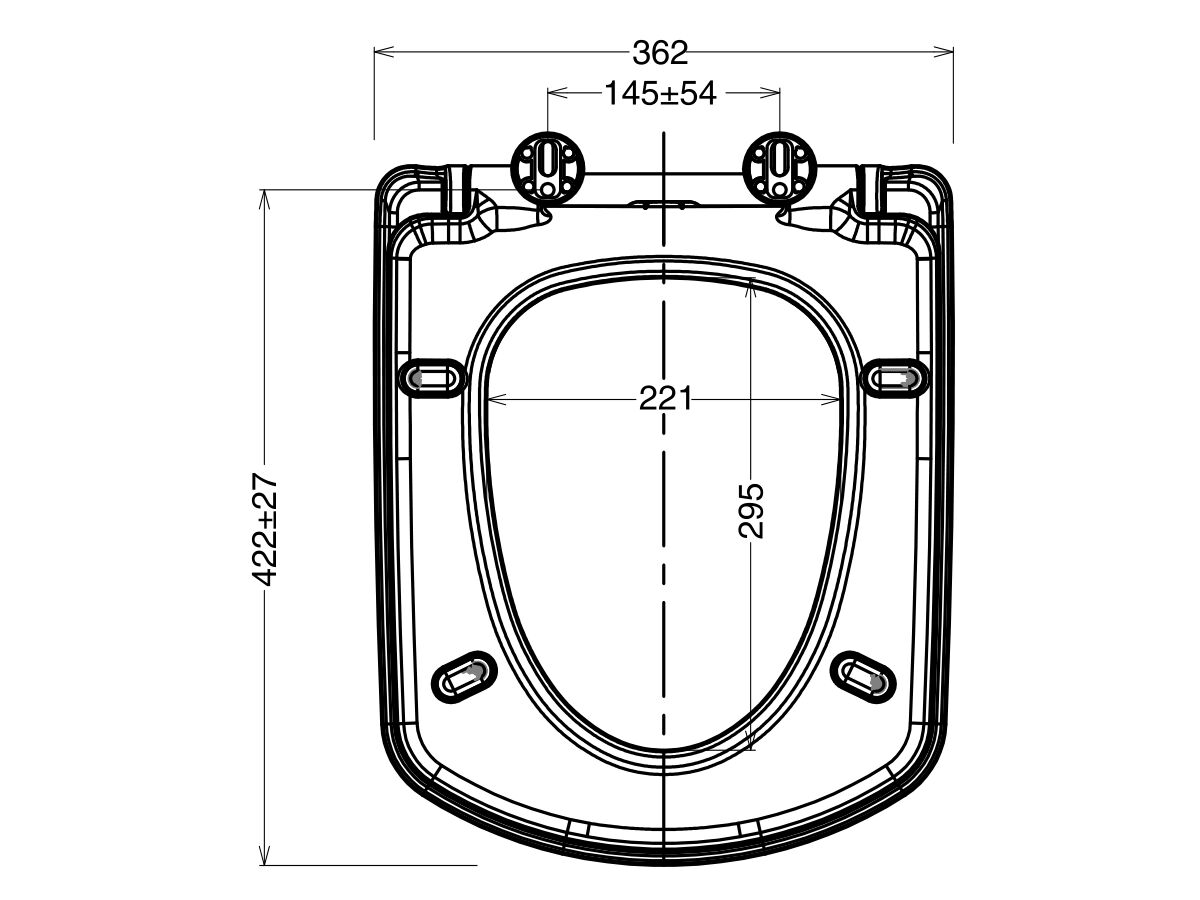Roca Dama Senso Compact MK2 Soft Close Quick Release Seat White/Chrome