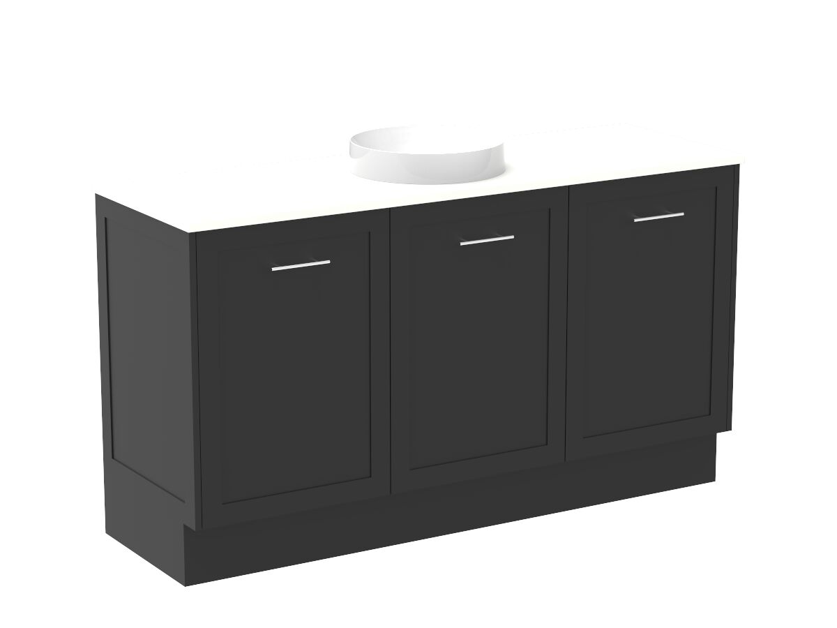 Kado Lux All Door 1500mm Centre Bowl Floor Mount Friday Quartz