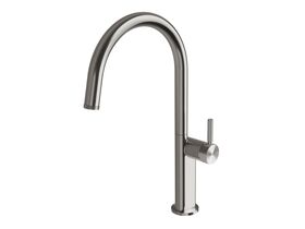 Hero - Milli Etch Gooseneck Sink Mixer Brushed Gunmetal (5 Star)