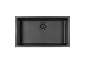 Memo Freya Mega Bowl Sink No Taphole Granite Black