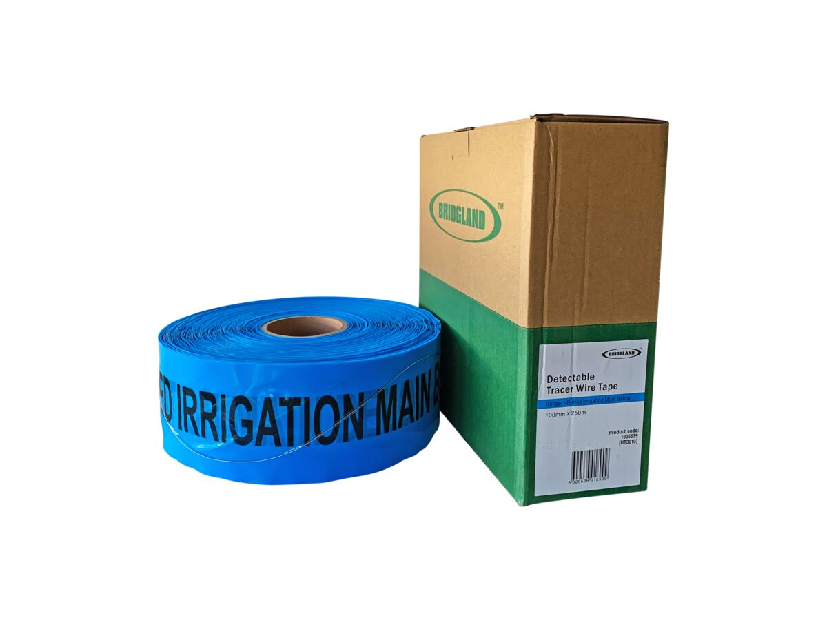 Bridgland Detectable Tape Irrigation 100mm x 250mtr