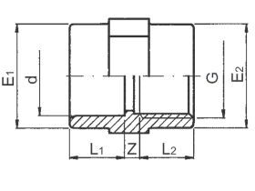 Schedule 80 PVC-U Socket Female