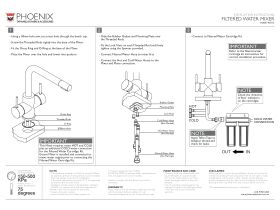 Installation Instructions - Phoenix IN0067 Filtered Water Mixer Instructions