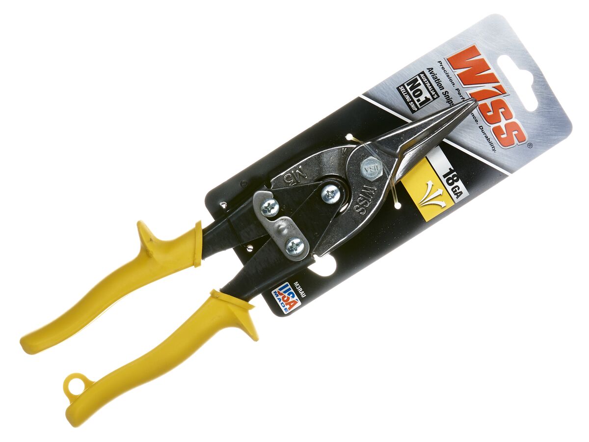 Tin Snip Wiss M3R Yellow (Straight) from Reece