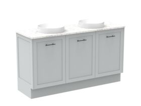 Kado Lux All Door 1500mm Double Bowl Floor Mount Caesarstone