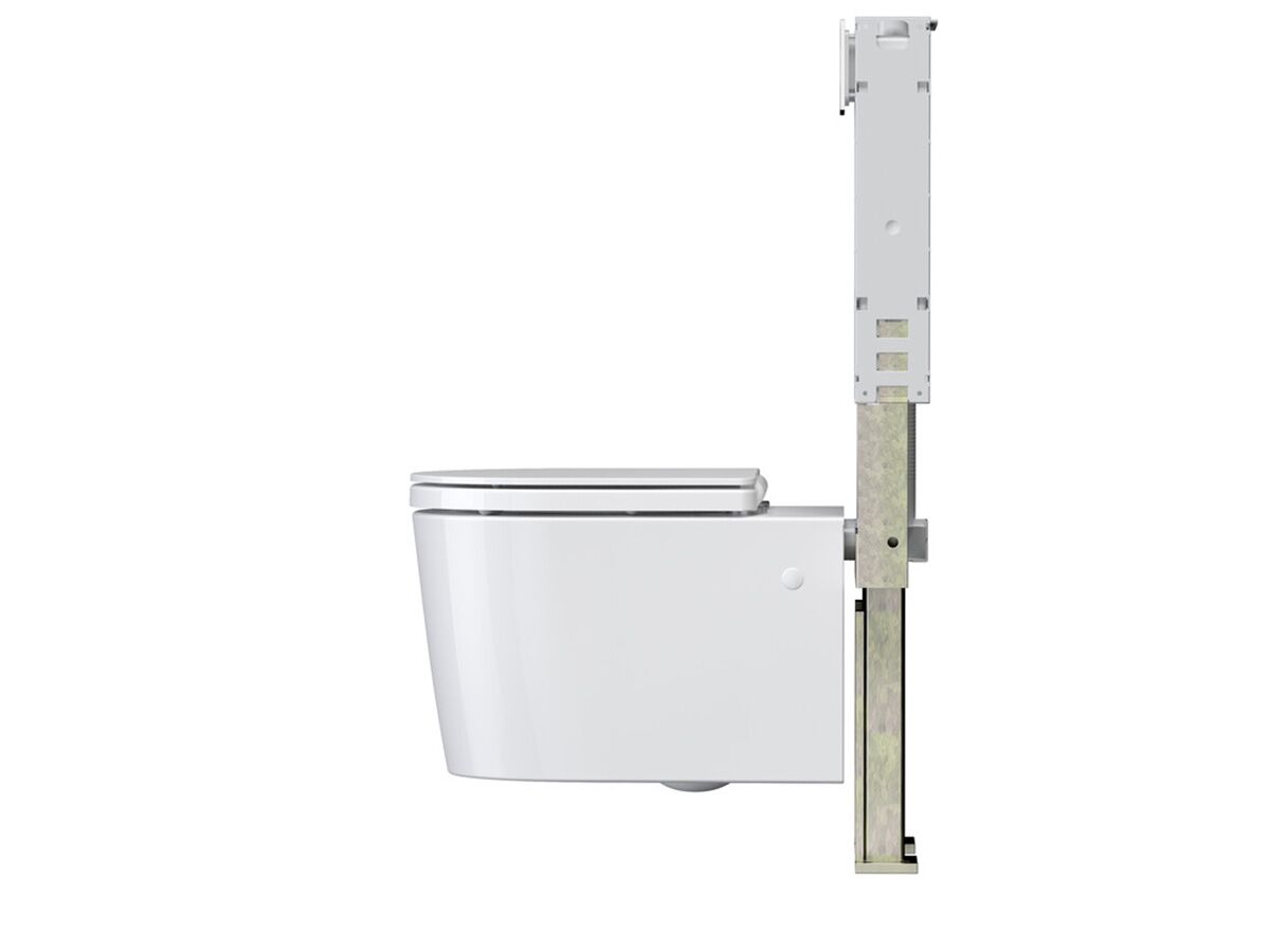 Caroma Liano Wall Hung Invisi II Toilet Suite P Trap with Quick Release