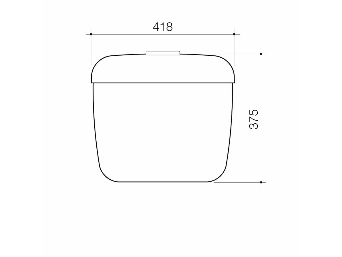Stylus Tasman Link Cistern & Seat White (4 Star)