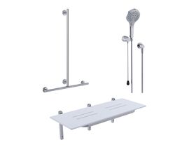 Mizu Drift Accessible Shower Set Chrome / Polished Stainless Steel (5 Star)