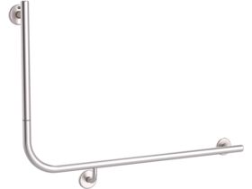 Mizu Drift 935mm x 600mm x 90 Degree Accessible Toilet Grab Rail Modular Right Hand Brushed Stainless