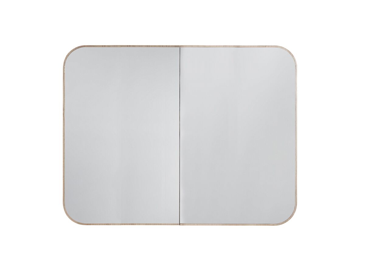 ISSY Cloud Double Mirror with Shaving Cabinet (Recessed) 1200mm x 1000mm x 146mm