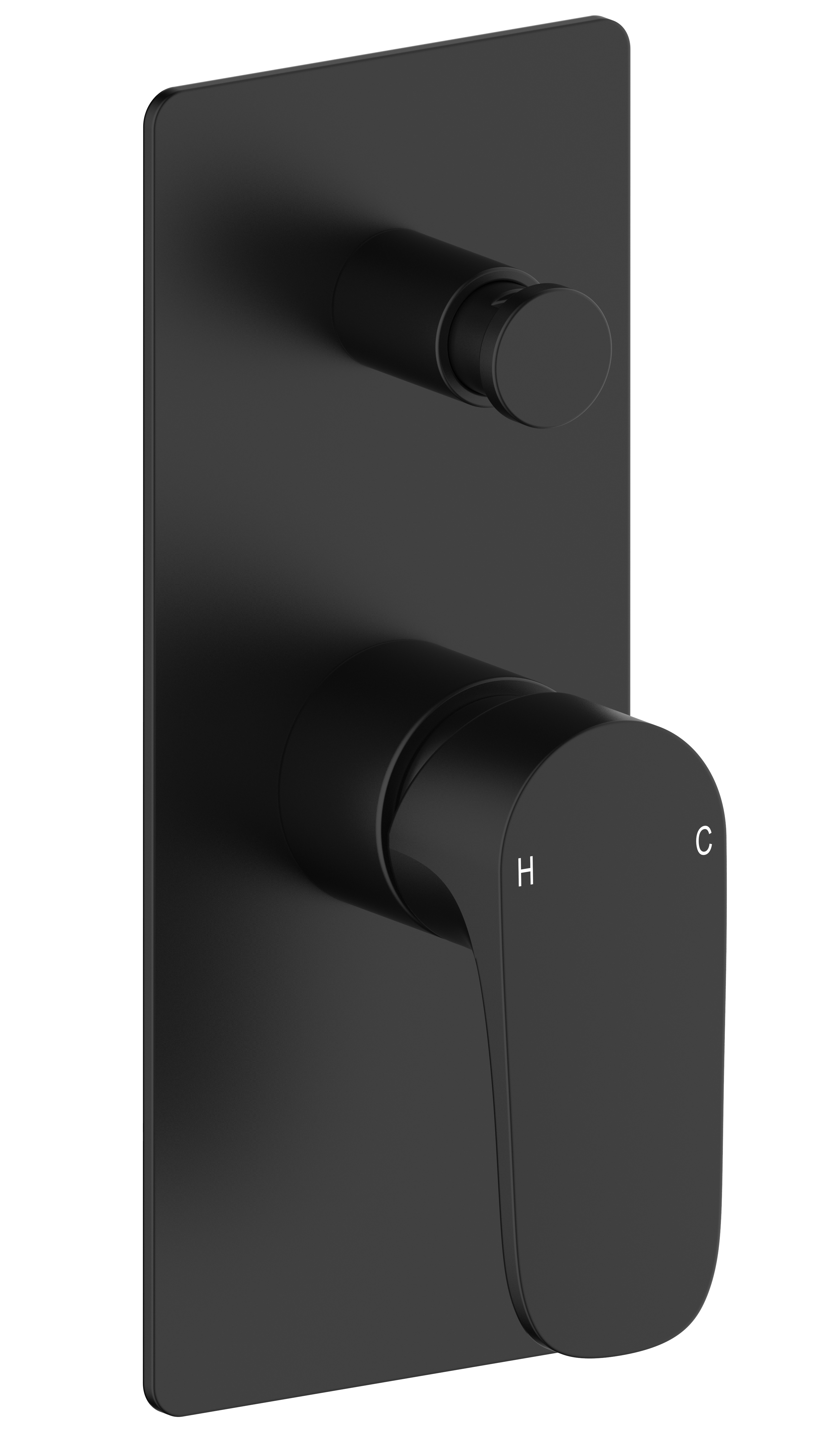 Mizu Silk Shower Mixer with Diverter Kit Matte Black from Reece