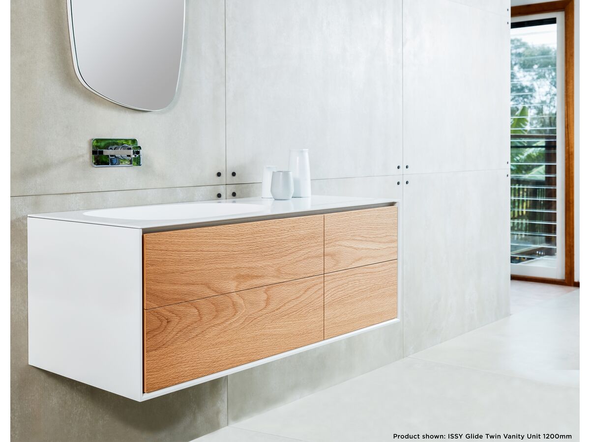 ISSY Glide Twin 1751mm 2000mm Custom Wall Hung Vanity Unit Double