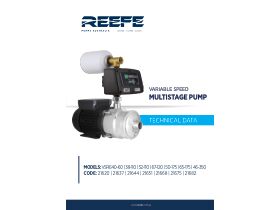 Technical Guide - Reefe Variable Speed Pressure Pump VSRE38-110