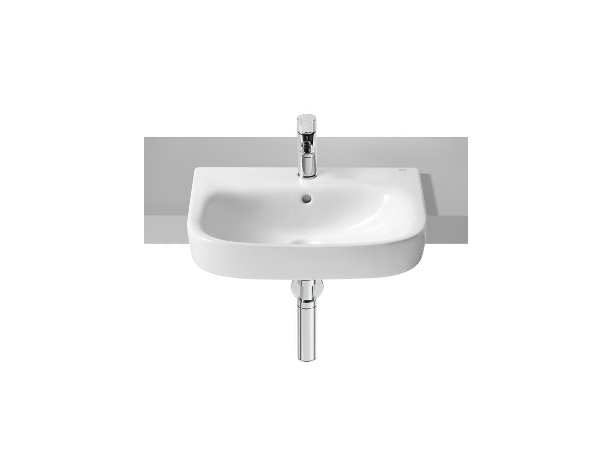 Roca Debba Semi Recessed Basin 520mm x 400mm 1 Taphole White from Reece